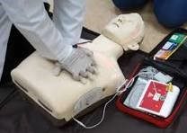 CPR on a Mannequin CPR Hand Position 3
